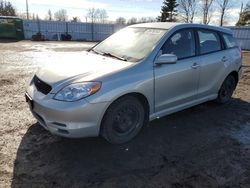 Vehiculos salvage en venta de Copart Bowmanville, ON: 2004 Toyota Corolla Matrix XR