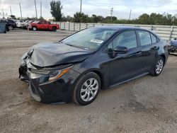 Salvage cars for sale from Copart Miami, FL: 2021 Toyota Corolla LE