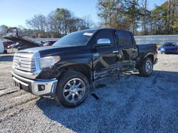 Salvage cars for sale from Copart Fairburn, GA: 2017 Toyota Tundra Crewmax Limited