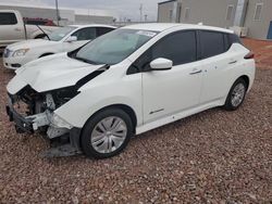 Nissan Leaf S Vehiculos salvage en venta: 2018 Nissan Leaf S