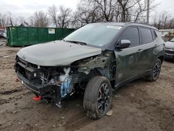 Jeep salvage cars for sale: 2021 Jeep Compass Trailhawk