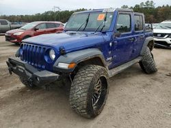 Salvage cars for sale at Greenwell Springs, LA auction: 2018 Jeep Wrangler Unlimited Sport