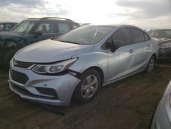 Chevrolet Cruze Vehiculos salvage en venta: 2017 Chevrolet Cruze LS