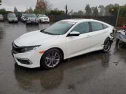 Salvage cars for sale from Copart San Martin, CA: 2020 Honda Civic EX