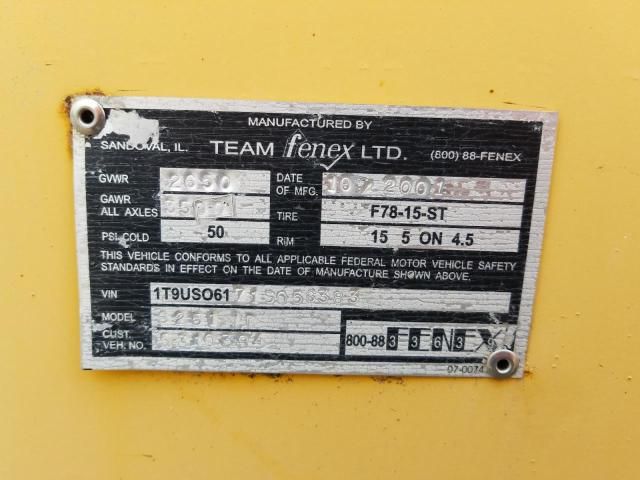 2001 Fenex Generator