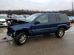 Jeep salvage cars for sale: 2001 Jeep Grand Cherokee Limited