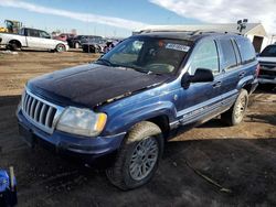 Jeep Grand Cherokee Limited salvage cars for sale: 2004 Jeep Grand Cherokee Limited