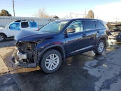 Salvage cars for sale at Littleton, CO auction: 2014 Toyota Highlander LE