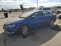 Salvage cars for sale at Miami, FL auction: 2015 Chrysler 200 Limited