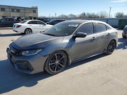 Vehiculos salvage en venta de Copart Wilmer, TX: 2021 Honda Civic Sport