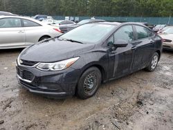 Salvage cars for sale at Graham, WA auction: 2017 Chevrolet Cruze LS