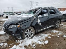 Salvage cars for sale from Copart Elgin, IL: 2010 Lexus RX 350