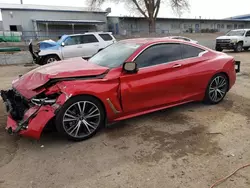 Salvage cars for sale from Copart Albuquerque, NM: 2022 Infiniti Q60 Luxe