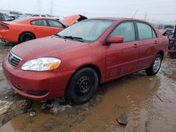 Salvage cars for sale at Dyer, IN auction: 2008 Toyota Corolla CE
