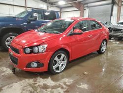 Salvage cars for sale at Lansing, MI auction: 2016 Chevrolet Sonic LTZ