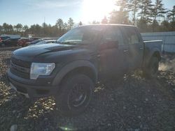 Salvage cars for sale from Copart Windham, ME: 2012 Ford F150 SVT Raptor