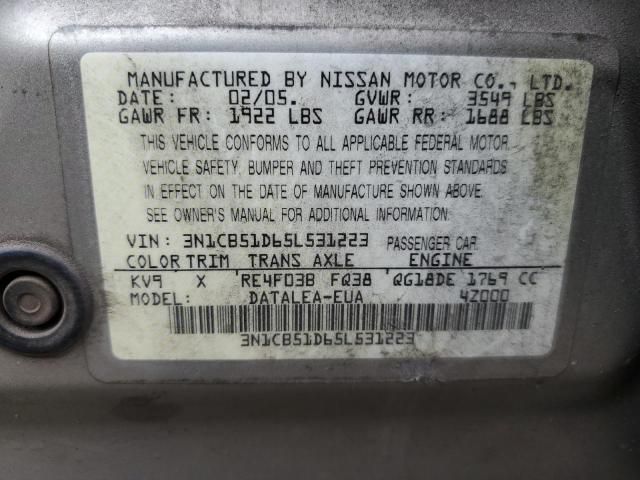 2005 Nissan Sentra 1.8