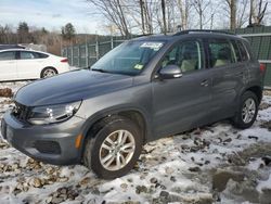 Salvage cars for sale at Candia, NH auction: 2016 Volkswagen Tiguan S