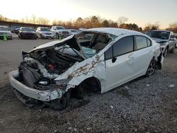 Salvage cars for sale at Florence, MS auction: 2015 Honda Civic SE