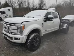 Salvage trucks for sale at Madisonville, TN auction: 2017 Ford F450 Super Duty