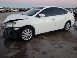 Salvage cars for sale from Copart Grand Prairie, TX: 2017 Nissan Sentra S