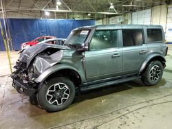 Salvage cars for sale at Woodhaven, MI auction: 2022 Ford Bronco Base