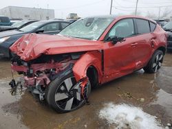 Salvage cars for sale from Copart Chicago Heights, IL: 2023 Volvo C40 Recharge Ultimate