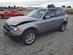 BMW X3 2.5I salvage cars for sale: 2005 BMW X3 2.5I