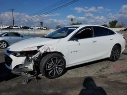 Salvage cars for sale at Colton, CA auction: 2020 Chevrolet Malibu RS