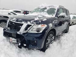 Salvage cars for sale from Copart Elgin, IL: 2020 Nissan Armada SV