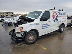 Salvage trucks for sale at Wilmer, TX auction: 2016 Nissan NV 1500 S
