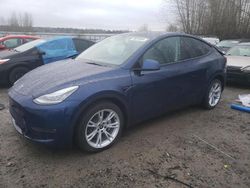 Salvage cars for sale from Copart Arlington, WA: 2021 Tesla Model Y