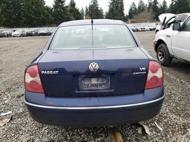 2002 Volkswagen Passat GLX 4MOTION