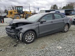 Salvage cars for sale from Copart Mebane, NC: 2017 Ford Fusion S