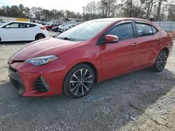 Salvage cars for sale from Copart Fairburn, GA: 2017 Toyota Corolla L