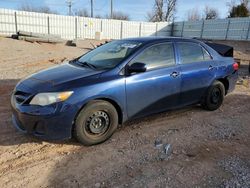 Salvage cars for sale from Copart Oklahoma City, OK: 2013 Toyota Corolla Base