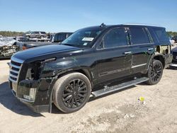 Salvage cars for sale at Houston, TX auction: 2018 Cadillac Escalade Premium Luxury