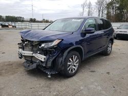 Salvage cars for sale from Copart Dunn, NC: 2020 Honda Pilot EX