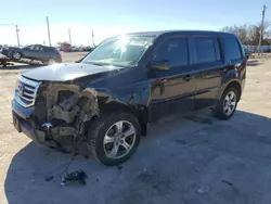 Salvage cars for sale at Oklahoma City, OK auction: 2013 Honda Pilot EX