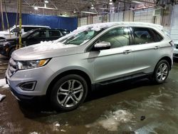 Ford Edge Titanium salvage cars for sale: 2017 Ford Edge Titanium