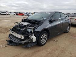 Salvage cars for sale at San Antonio, TX auction: 2017 Toyota Prius Prime