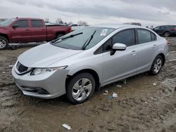 Salvage cars for sale from Copart Earlington, KY: 2015 Honda Civic LX