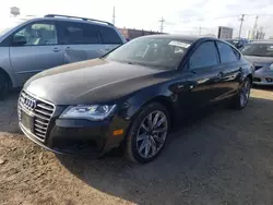 Salvage cars for sale at Dyer, IN auction: 2012 Audi A7 Premium Plus