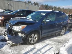 Salvage cars for sale from Copart Exeter, RI: 2014 Subaru Forester 2.5I Premium