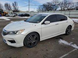 Salvage cars for sale from Copart Moraine, OH: 2017 Honda Accord Sport