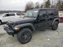 Salvage cars for sale at Concord, NC auction: 2022 Jeep Wrangler Unlimited Sport