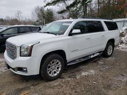 Salvage cars for sale from Copart Lyman, ME: 2016 GMC Yukon XL K1500 SLE
