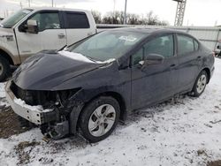 Salvage cars for sale from Copart Columbus, OH: 2015 Honda Civic LX