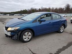 Salvage cars for sale from Copart Brookhaven, NY: 2015 Honda Civic LX