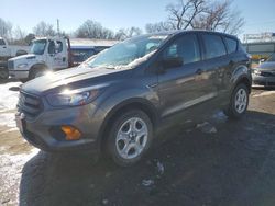 Salvage cars for sale at Wichita, KS auction: 2019 Ford Escape S